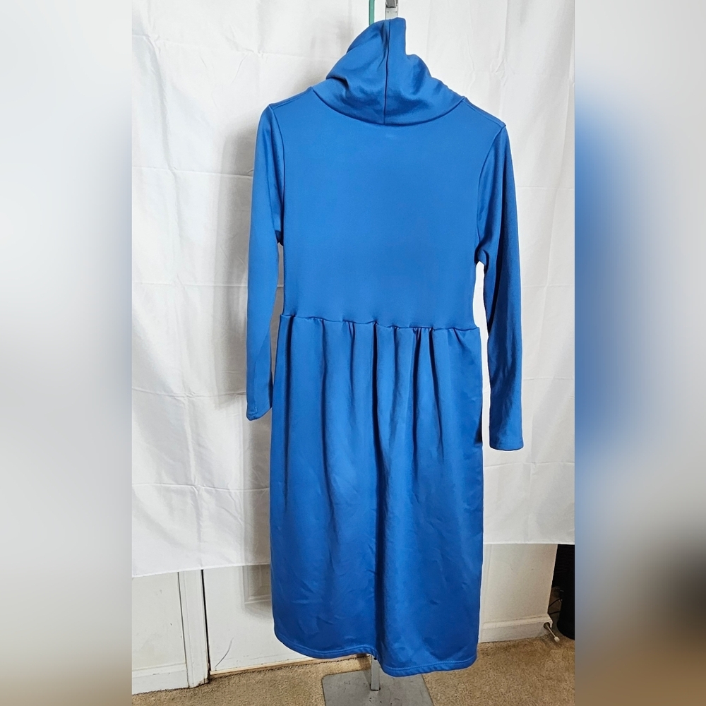 BLUE DRESS M/L - Picture 2 of 5
